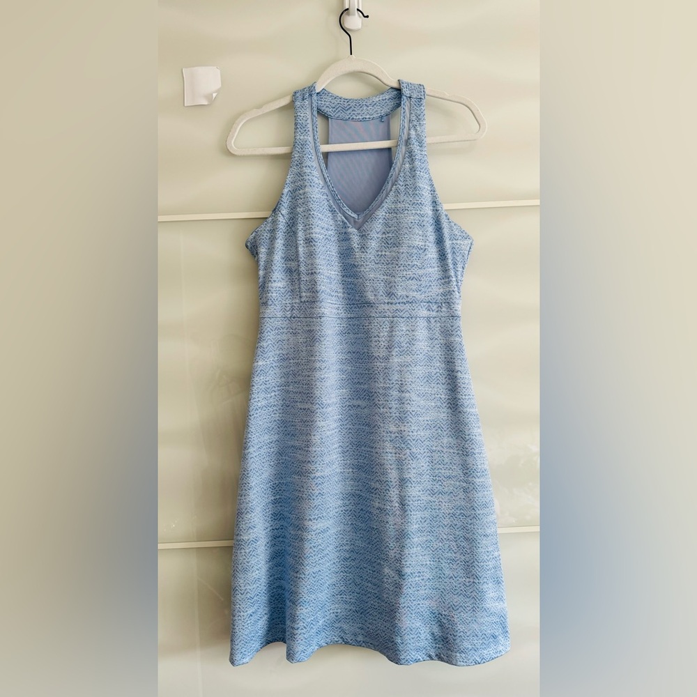 Mondetta dress blue built in bra tennis athletic athleisure size L sportswear